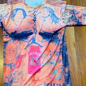 JR Smith full body tattoo long sleeve shirt. Mens sz XXL
